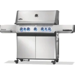 Barbecue gaz inox Napoléon Prestige 665 - 188 x 66 x 129,5 cm