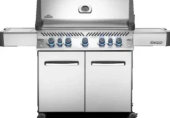 Barbecue gaz Prestige 665 en inox Napoléon - 130 x 188 x 66 cm
