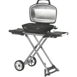 Barbecue électrique Travel Q avec chariot 2200W coloris noir Napoléon - 112 x 50 x 93 cm