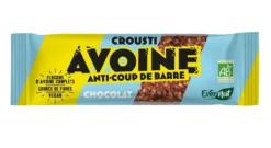 Barre avoine chocolat bio Evernat - 50 g