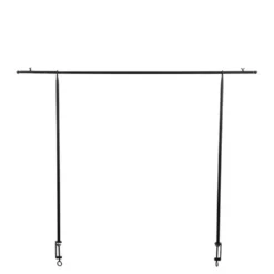 Barre de suspension en métal noir pour décoration de table 250x110 cm