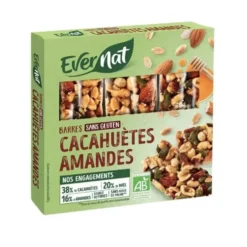 Barres fruits secs 75 g EVERNAT