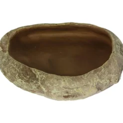 Bassin ou mangeoire pour terrarium coloris gris Reptile Planet Repti Dish - Taille XL 18 x 4 x 15 cm