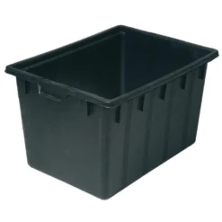 Bassin rectangulaire noir Victoria Quadro II - 79x48x30 cm