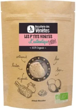 Biscuits L'authentique bio. Le sachet de 125 g
