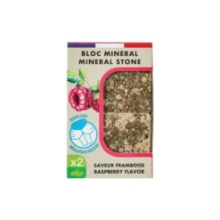 Bloc minéral eden à la framboise gris 2 x 200