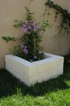 Bloc muret crème Cévennes - 50 x 11 x 9 cm
