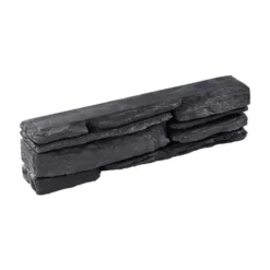 Bloc muret en béton ciré ton ardoise Hairie Grandon Saint Lary - 44 x 8 x 11,5 cm