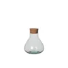 Bocal Emily en verre transparent moyen modèle Ø 17 x H 18 cm