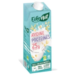Boisson bio à avoine et protéines Evernat - 1 L