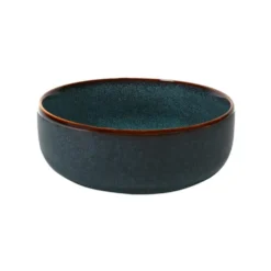Bol coloris bleu en grès réactif Volga - Ø 15 cm