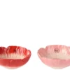 Bol coquelicot en dolomite colorée - Ø 12 x H 5 cm