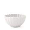 Bol en grès blanc Lotus - Ø 14 cm
