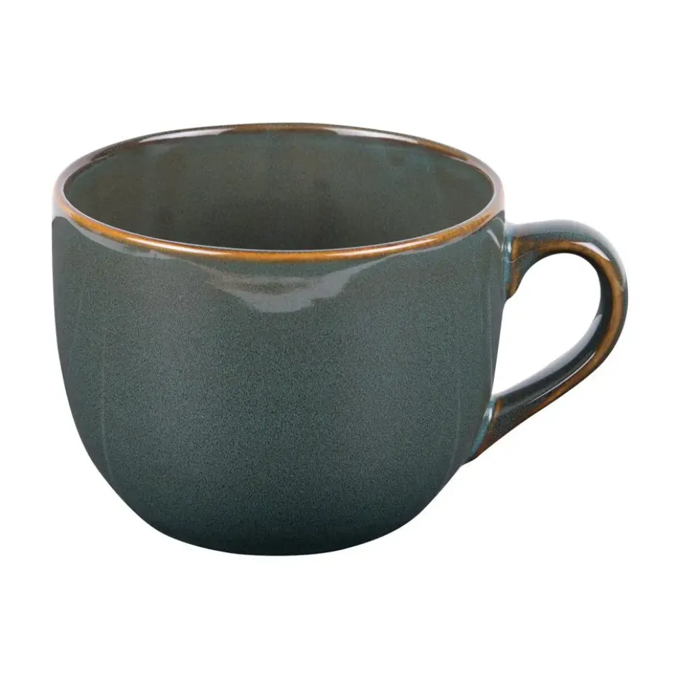 Bol en grès vert Jumbo Ø 12,5 cm Elyas - 75 cl