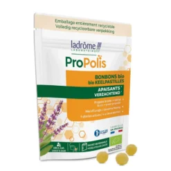 Bonbons bio apaisants à la propolis Ladrôme – 50 g