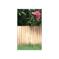 Bordure à planter en bambou naturel Nortene - 100 x 35 cm