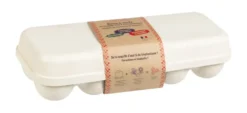 Boîte de 10 oeufs Coquille Naturel coloris beige Ah Table ! - 120 g