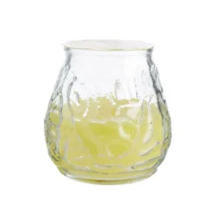 Bougie citronnelle Low boy Estivade coloris jaune Denis & Fils - 200 g
