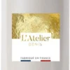 Bougie cylindrique coloris blanc nacré L’Atelier Denis – Ø 6,8 x H 14,5 cm