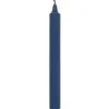 Bougie droite teintée dans la masse bleue L’Atelier de Denis - Ø 2,1 x H 20 cm