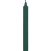 Bougie droite teintée dans la masse vert sapin L’Atelier de Denis - Ø 2,1 x H 20 cm