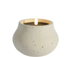 Bougie à LED dans pot rond coloris crème Kaemingk - Ø 12 x H 8 cm
