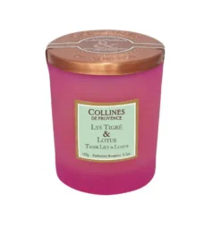 Bougie parfumée cire végétale senteur lys tigré Collines de Provence - 180 g