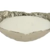 Bougie parfumée 2 mèches dans coupelle dorée Olympe - 300 g