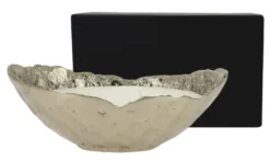 Bougie parfumée 2 mèches dans coupelle dorée Olympe - 300 g