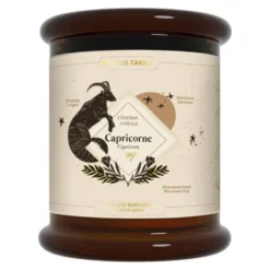 Bougie parfumée vanille ambre bois de Gaiac My jolie Candle Astrale capricorne - 300 g