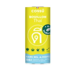 Bouillon déshydraté thaï bio Cossû x 10 - 40 g