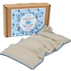 Bouillotte en graines de lin Mille Oreillers L’Intemporelle n° 5 - 40 x 20 cm