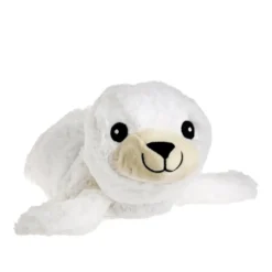 Bouillotte otarie garnie en blé et lavande coloris blanc L'artisan du bien-être