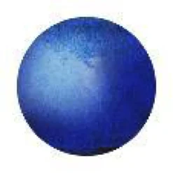 Boule décorative coloris bleu en céramique - 20 cm