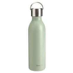 Bouteille isotherme coloris vert en inox Qwetch - 600 ml