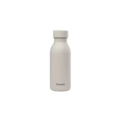 Bouteille isotherme en inox recyclé Qwetch Icon Matt sable Icon - 350 ml