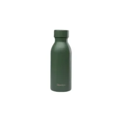 Bouteille isotherme en inox recyclé Qwetch Icon Matt kaki - 350 ml