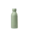 Bouteille isotherme en inox recyclé Qwetch Icon Matt vert tilleul - 500 ml