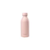 Bouteille isotherme en inox recyclé Qwetch Icon Matt rose pastel - 500 ml