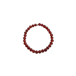 Bracelet agate cornaline unie 4mm