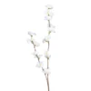 Branche artificielle de fleur de cerisier coloris beige - 74 cm