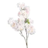 Branche de cerisier fleurie rose clair - 106 cm