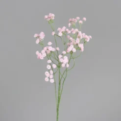 Branche de Gypsophile rose artificiel - 63 cm