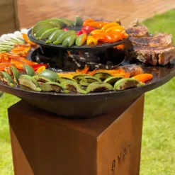 Brasero de cuisson coloris cognac Origine 82 Oyat - Ø 39 cm