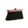 Brosse balai en fibre végétale palmira rouge/marron 24 cm