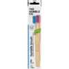 Brosse à dents en Bambou soft the Humble Co. - Pack de 2 Bleu Rose