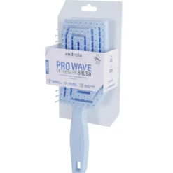 Brosse démêlante bleue pour les cheveux Pro wave pocket Andreia