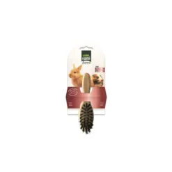 Brosse simple en bois pour rongeurs 18x6 cm