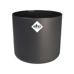 Cache-pot anthracite Elho B.for Soft - Ø 16 cm