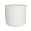 Cache-pot B.for Soft coloris blanc en plastique injecté Elho - Ø 14 x 13 cm